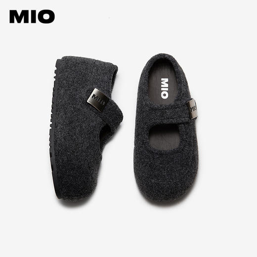 MIO米奥女鞋勃肯玛丽珍2026春季新款圆头平底厚底单鞋懒人通勤鞋M261476509 商品图3