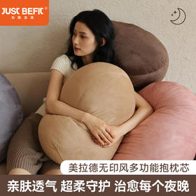 【品牌直发】加倍生活 A类美拉德超柔无印风多功能抱枕芯 55x40x18cm 两个更划算 抱枕/坐垫/午睡枕 云感超柔抱枕芯