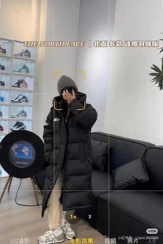 D123028新款上新过膝长款连帽秋冬情侣面包羽绒服 商品图7