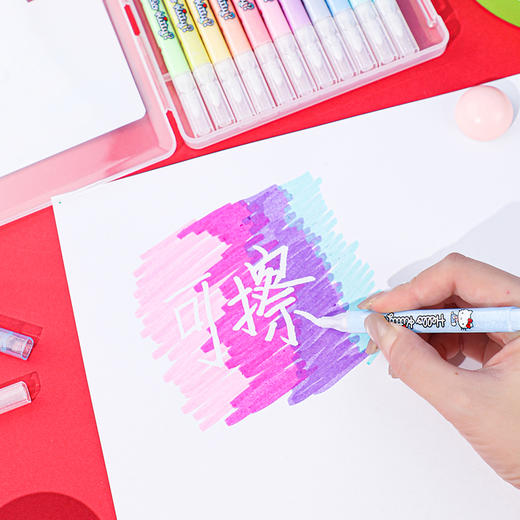 广博三丽鸥【闪光可擦荧光笔】12色 商品图6