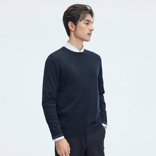 【门店同款】圣得西2025年秋冬季毛衫柔软细腻男款无束缚感针织衫 商品图2