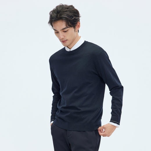 【门店同款】圣得西2025年秋冬季毛衫柔软细腻男款无束缚感针织衫 商品图1