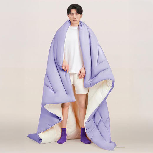 巨暖和！轻软蓬，赛鹅绒！恒源祥 新款云朵秋冬被 比鹅绒更柔软更温暖 绗缝花色（单被子） 商品图5