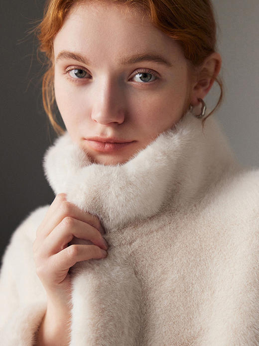 【百图lulu定制】【貂绒大衣】环保皮草 仿貂绒  大衣 马甲 老钱风的贵气之选 时髦与高级感上身格外温暖 商品图2