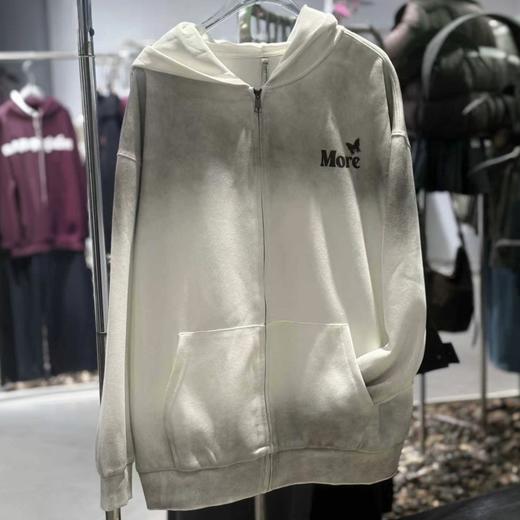 NC连帽喷漆渐变图案卫衣外套50729（白）秋季253060370321 商品图0