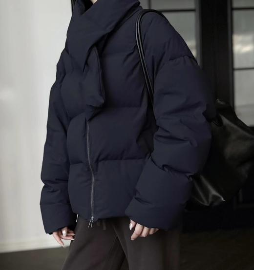 重磅渠道  西伯利围巾羽绒   大H围巾羽绒    短款面包服 宽松版型 商品图0