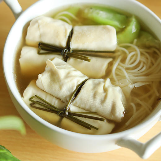 牛吃草 宁波特产手工面结千张皮包肉方便速食早餐代餐 商品图2