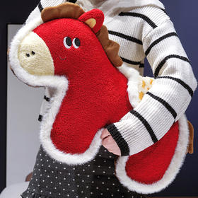 优选丨【品牌直发】加倍生活 国风福马异形毛绒玩偶抱枕 4色可选 马年限定系列 春节焕新季