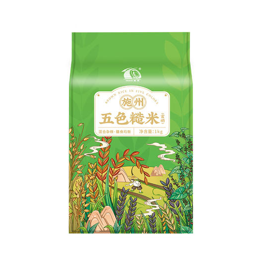 恩施 鑫硒200元米油套餐（山茶调和油5L桶、硒米 5kg/袋、银耳羹180g/盒、糙米1kg/袋） 商品图3