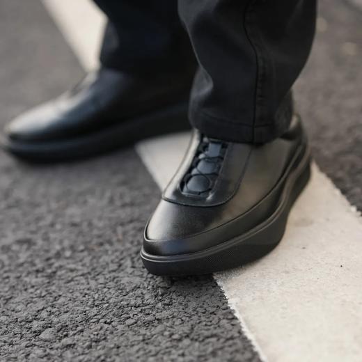 旋转纽扣牛皮防滑百搭复古德训运动休闲男鞋！ 商品图2