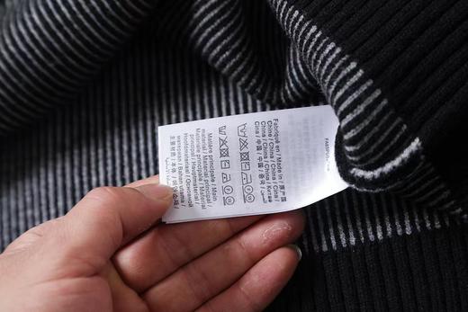 D123006秋冬季男款海鸥和商标嵌花针织套头宽松毛衣 商品图13