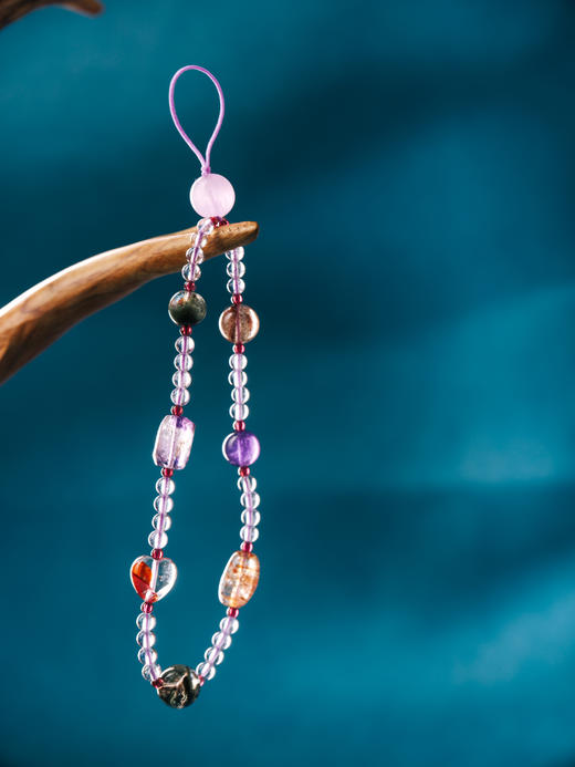 小寒节气 | 迷罗元和堂 坤灵璇珠 | 水晶手机链 纯手工 设计师款 包挂 车挂 随机发【器悟雅玩】 商品图7