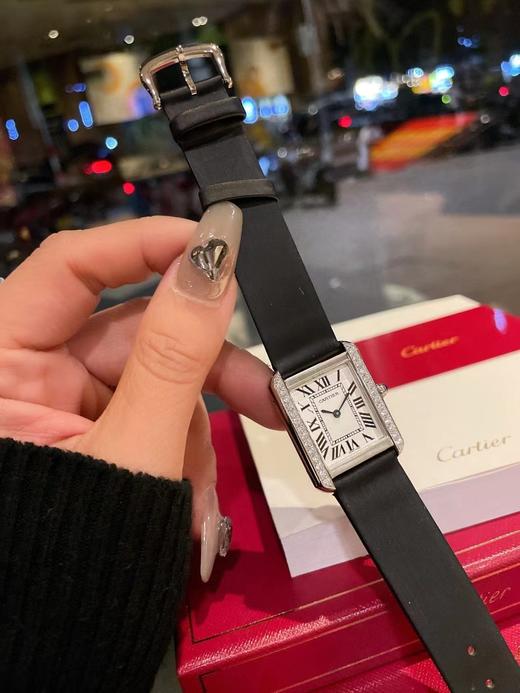 D123029精典全新迷你坦克系列复古磨砂奶油简约表盘女士腕表 商品图2