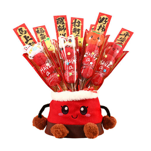 【新年毛绒糖葫芦】2026马年春节过年氛围摆件装饰 商品图3