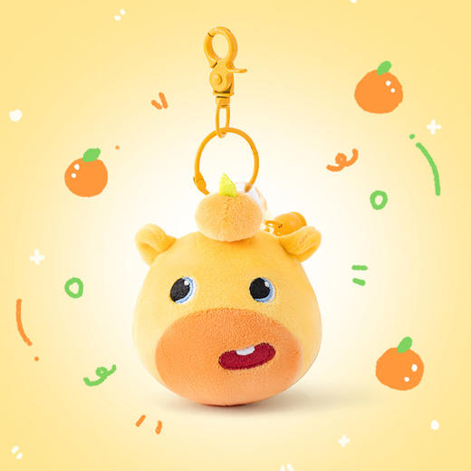 捏捏开心噜噜钥匙扣8CM-纪念日百货门店同款167997156 商品图0