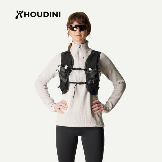 HOUDINI胡丁尼Pace Flow疾速女网眼透气立领抓绒衣外套 830046 商品图12