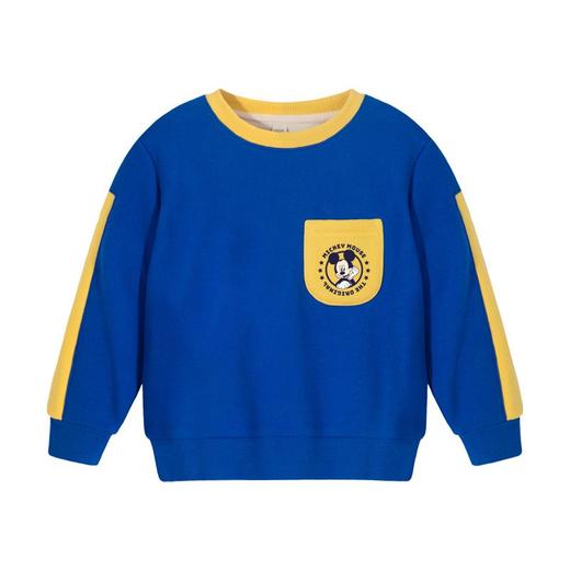 迪士尼男童卫衣加绒款一体绒儿童保暖上衣男孩打底衫内搭 商品图4