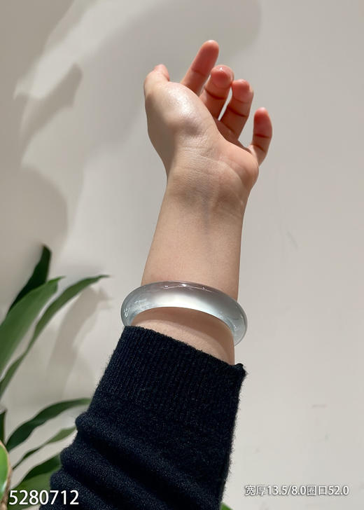 玻璃种手镯【5280712】圈口52.0～具体加微信咨询 商品图2