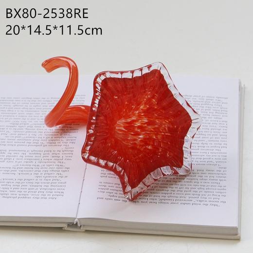 创意花朵玻璃烛台 复中古高脚餐桌氛围蜡烛台家居装饰 ins餐厅 商品图12