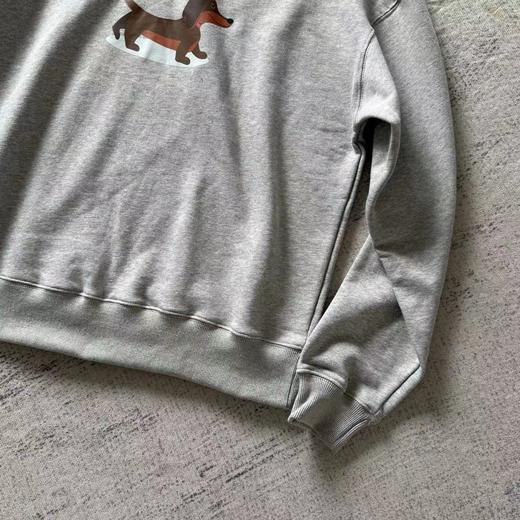 D123009数码腊肠小狗纯棉休闲圆领卫衣男女同款 商品图12