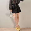 剩S/M/L/XL 芳外 春季新款洋气百搭防走光A字裙高腰显瘦薄款黑色短裙0673 商品缩略图2