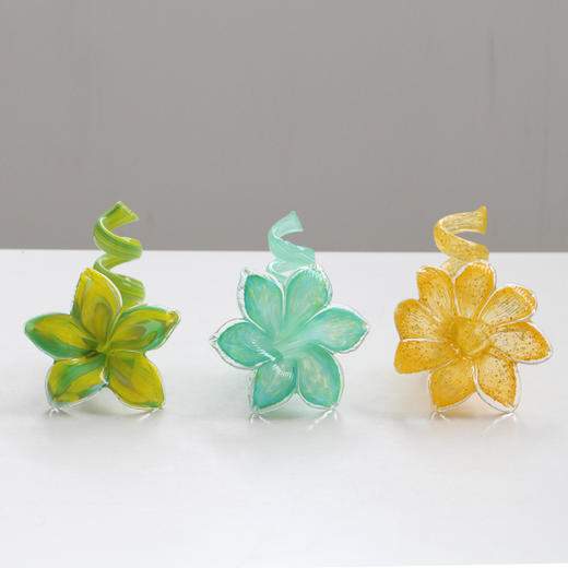 创意花朵玻璃烛台 复中古高脚餐桌氛围蜡烛台家居装饰 ins餐厅 商品图7