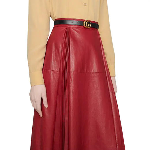 【五】GUCCI 古驰 女士GG Marmont系列带扣双面窄版腰带 混色 659418 92TIC 9769 商品图6