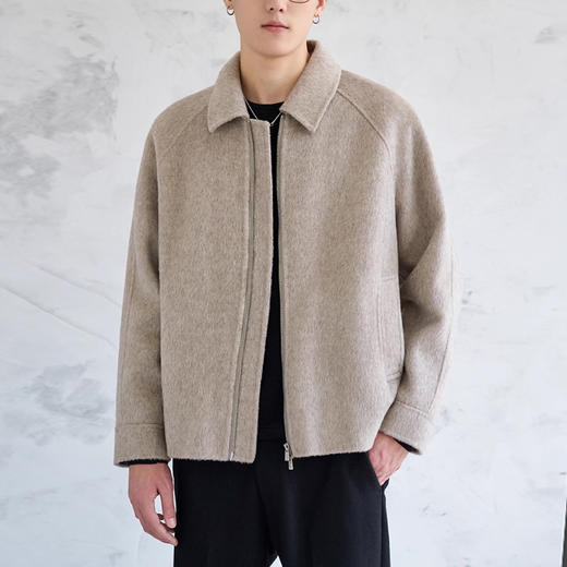 裁缝学苑MH06男士翻领双面呢纸样短款夹克外套打版裁剪样板图 商品图1