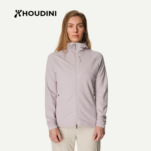 HOUDINI胡丁尼 Aero Houdi 航天户外女运动连帽抓绒衣外套 830037 商品图1