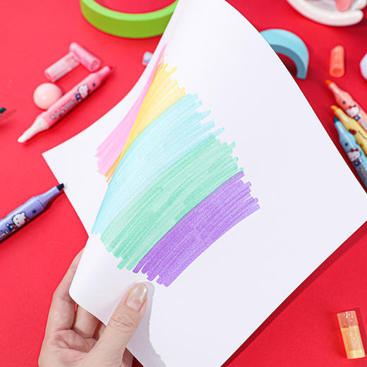 广博三丽鸥【闪光可擦荧光笔】6支装 商品图5