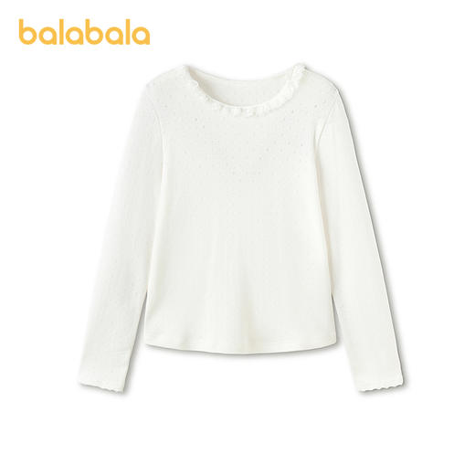 【商场同款】巴拉巴拉儿童打底衫女童2026年新款春季长袖甜美内搭 商品图0