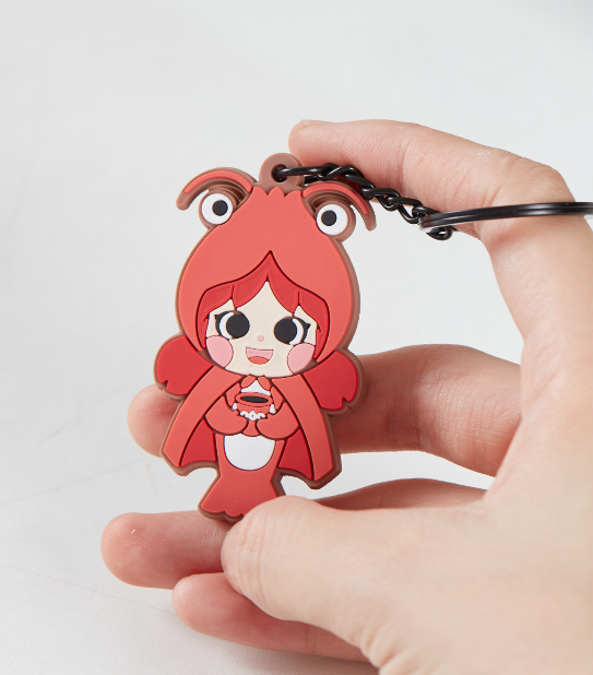 【川川周边】萌虾钥匙扣