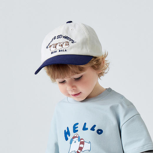 迷你巴拉儿童鸭舌棒球帽子男女童宝宝可调节头围 商品图2