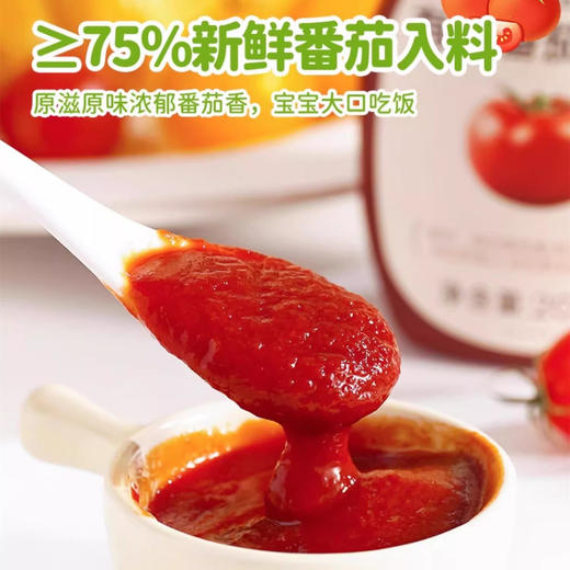 有机宝宝番茄酱  酸甜柔和 宝宝拌饭拌面 佐餐、煲汤 商品图2