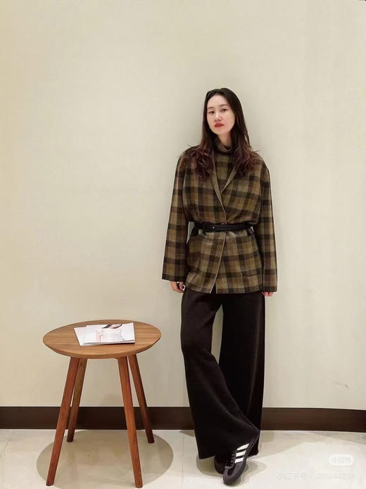 1230-1 原价1K+ 不计成本清 渠道圆正 小禾羊 绒羊毛 重磅紧密纺 加厚直筒裤 阔腿裤 商品图8