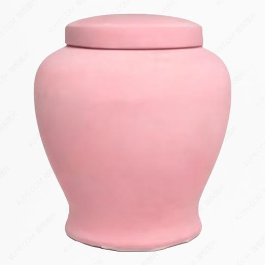 纯手工拉坯五色泥可降解骨灰坛骨灰罐骨灰盒寿盒 商品图0