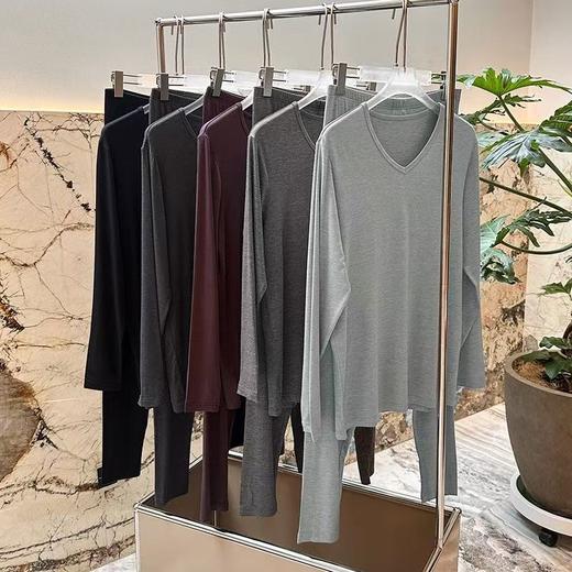 猫太推荐---男士莫代尔保暖内衣套装 商品图3