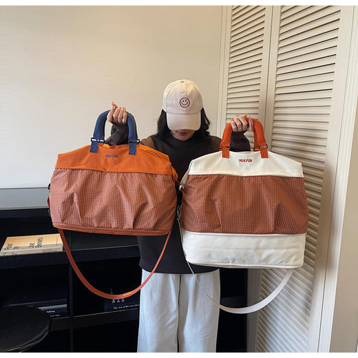 【时尚！可拓展大容量旅行包】新款干湿分离运动健身包 多功能斜跨行李袋  可背可提多用洋气休闲包 商品图0