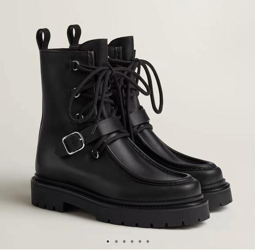 重磅渠道 大马Land搭扣系带及踝靴  金属搭扣中筒马丁靴  经典厚底短靴 商品图1