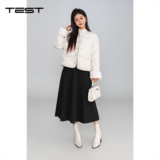 冬上新柔软舒适保暖修身优雅短羽绒服2254216 商品图1