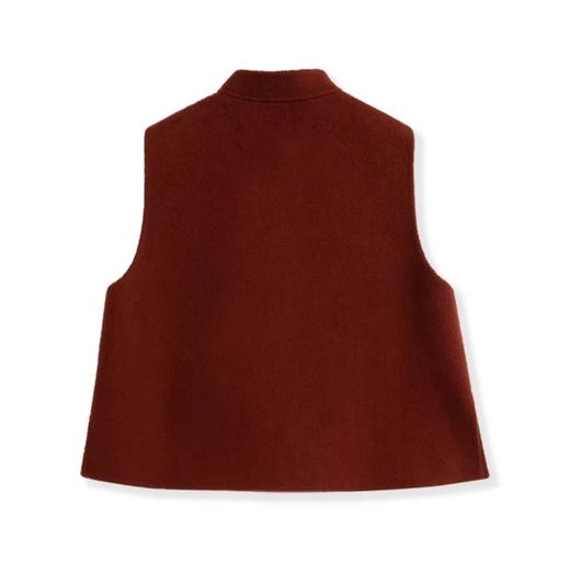 D123022新年战袍搞起来。纯手工国风盘扣羊绒马甲 商品图1