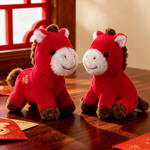 毛绒小马挂件毛绒匙扣-纪念日百货门店同款168045940 商品图2