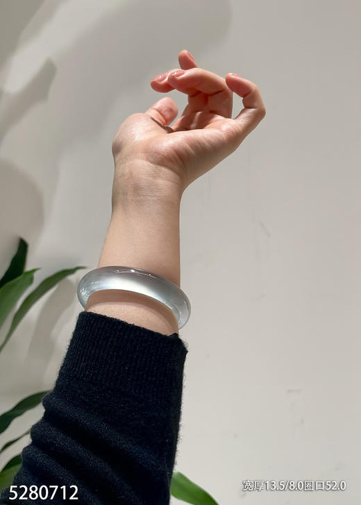 玻璃种手镯【5280712】圈口52.0～具体加微信咨询 商品图1