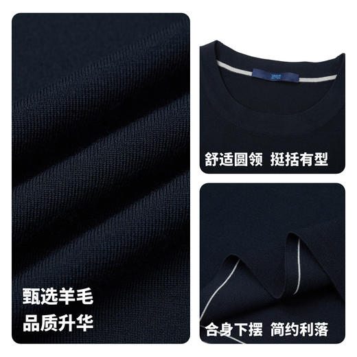 【门店同款】圣得西2025年秋冬季毛衫柔软细腻男款无束缚感针织衫 商品图4