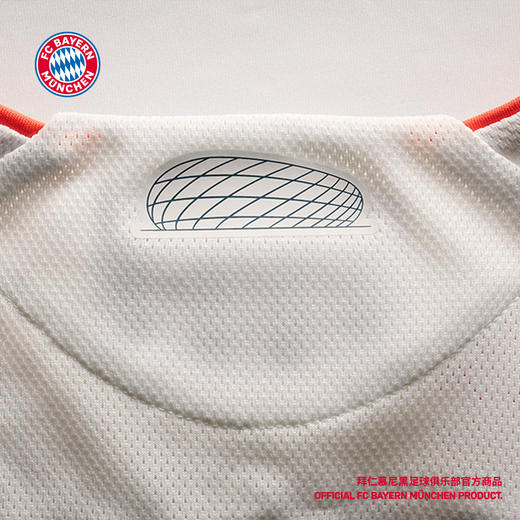 【官网同款】拜仁慕尼黑足球俱乐部丨拜仁25-26客场球衣-球迷版白色 商品图4