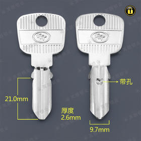 〖2203〗F原柄带孔四珠玥玛