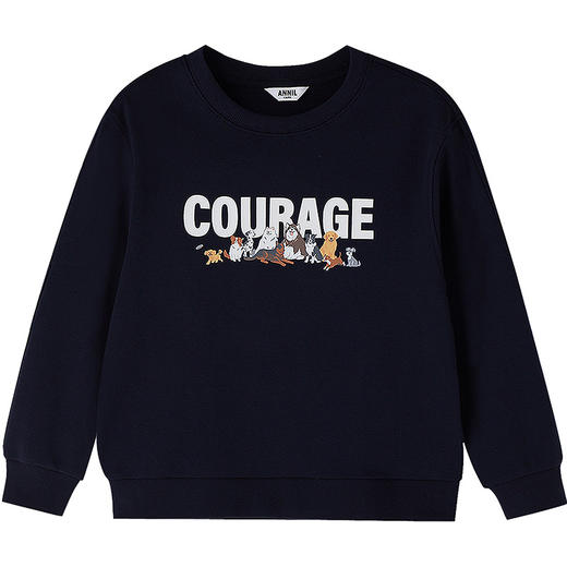 男童圆领长袖卫衣春季新款安奈儿童装EB611592 商品图5