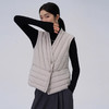 丁摩 气质轻薄V领羽绒马甲女秋冬内搭外穿时尚显瘦90白鸭绒上衣5ZF-146801 商品缩略图1