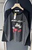 D123024休闲百搭黑色拼接撞色卡通印花长袖T恤上衣 商品缩略图4