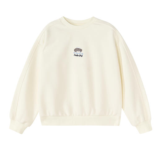 笛莎Deesha 童装女童卫衣2026春新款精致小图案圆领卫衣 商品图4